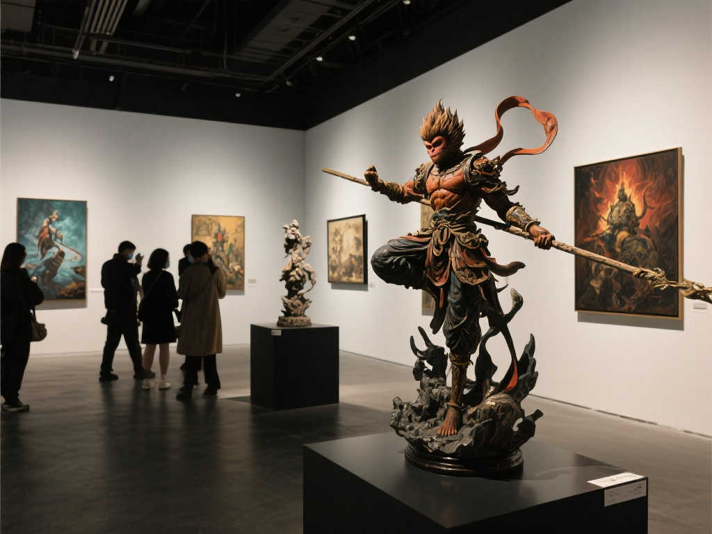 《黑神话:悟空》艺术展盛大开幕 游科确认DLC开发中 《黑神话:悟空》艺术展盛大开幕 游科确认DLC开发中