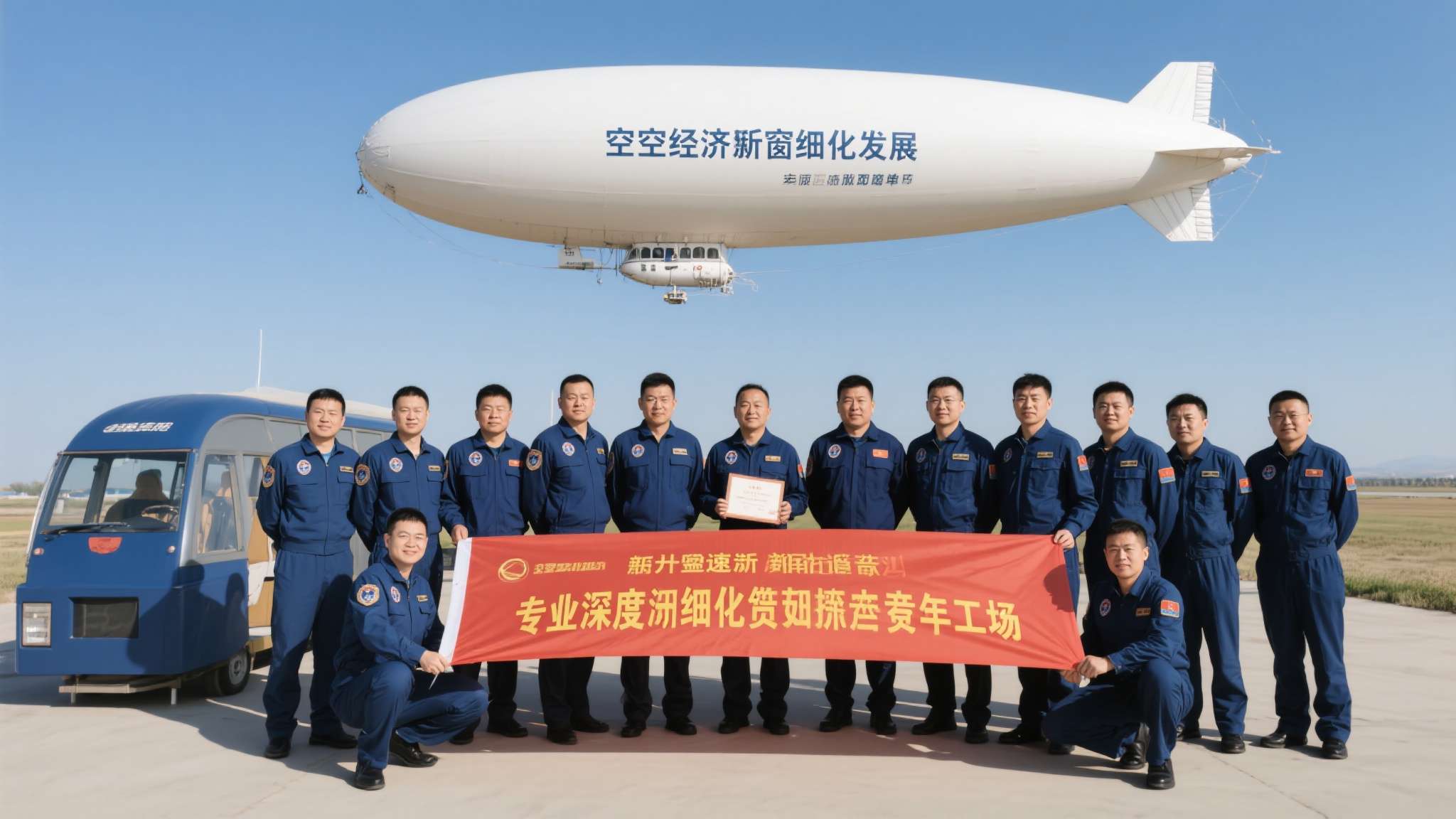 我国首批自主培养的飞艇商用驾驶员持证上岗 我国首批自主培养的飞艇商用驾驶员持证上岗